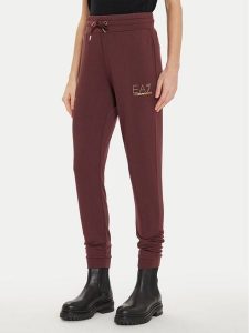 EA7 Emporio Armani Spodnie dresowe 8NTP66 TJ9RZ 1755 Brązowy Regular Fit. Brązowe spodnie dresowe EA7 Emporio Armani, m, bez wzorów, z dresówki. Za 269,99 zł.