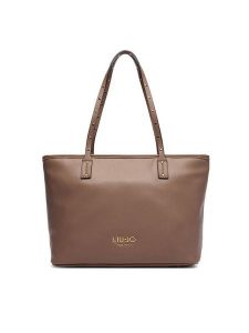 Liu Jo Torebka AF6071 E1120 Brązowy jasny. Brązowe shopper bag Liu Jo, bez wzorów, ze skóry, bez dodatków. Za 499,99 zł.