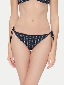 Tommy Hilfiger Dół od bikini UW0UW05316 Granatowy. Niebieskie bikini TOMMY HILFIGER, bez wzorów, z syntetyku. Za 119,99 zł.