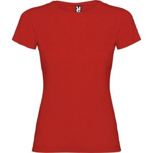 Damska Koszulka Z Krótkim Rękawem Jamaica. Czerwone bluzki ROLY, xl, bez wzorów, sportowe, bez kołnierzyka, bez ramiączek. Za 30,99 zł.