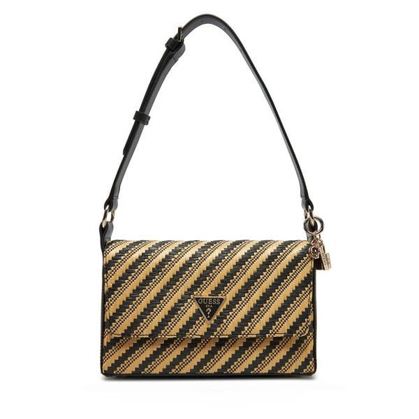 Torebka Guess. Czarne torebki klasyczne Guess, z aplikacjami, bez dodatków. Za 389,99 zł.