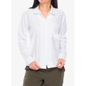 Koszula przeciw komarom damska Royal Robbins Expedition III L/S. Białe koszule ROYAL ROBBINS, l, bez wzorów, bez kołnierzyka, bez ramiączek. Za 335,99 zł.