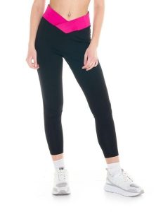 Legginsy damskie energetyczne. Czarne legginsy LEONE 1947 APPAREL, bez wzorów, z bawełny. Za 42,06 zł.