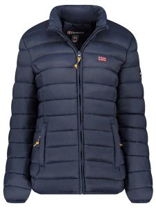 Geographical Norway Kurtka pikowana "Atikolor" w kolorze granatowym rozmiar: XL. Niebieskie kurtki Geographical Norway, xl, bez wzorów, bez kaptura. Za 158,10 zł.