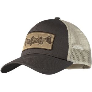 Czapka z daszkiem BUFF EXPLORE TRUCKER CAP LAKE RIVER. Żółte czapki Buff, bez wzorów, z bawełny, casualowe. Za 99,99 zł.