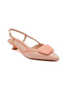 Sixth Sens Czółenka w kolorze jasnoróżowym rozmiar: 36. Różowe czółenka Sixth Sens, bez wzorów, bez obcasa, na szpilce, bez zapięcia. Za 104,99 zł.