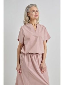 Josephine & Co Bluzka "June" w kolorze jasnoróżowym rozmiar: 42. Różowe bluzki Josephine & Co, bez wzorów, z bawełny, bez kołnierzyka, bez ramiączek. Za 166,88 zł.