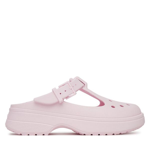 Klapki Crocs. Czerwone klapki Crocs, bez wzorów, bez obcasa. Za 269,99 zł.