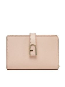 Furla Portfel Flow S Compact Wallet WP00401 BX2045 0496S Różowy. Czerwone portfele Furla, bez wzorów, ze skóry. Za 469,99 zł.
