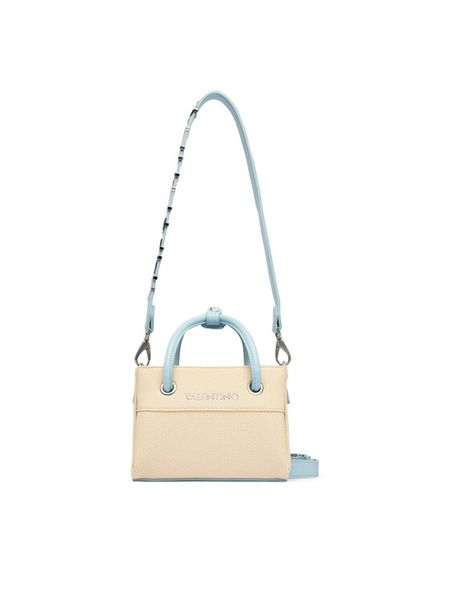 Valentino Torebka Alexia Summer VBSA0D05 Kremowy. Białe torebki klasyczne Valentino, bez wzorów, ze skóry, bez dodatków. Za 397,99 zł.
