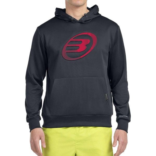 Sudadera Bullpadel Gomese. Czarne kurtki BULLPADEL, bez wzorów, bez kaptura. Za 204,20 zł.