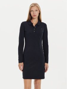 Tommy Hilfiger Sukienka codzienna 1985 WW0WW43230 Granatowy Regular Fit. Niebieskie kombinezony TOMMY HILFIGER, xxs, bez wzorów, z bawełny, bez kołnierzyka, bez ramiączek. Za 309,99 zł.