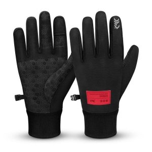 Rękawiczki rowerowe zimowe unisex DW Barrow. Czarne rękawiczki SIROKO, na zimę, bez wzorów, z syntetyku. Za 212,00 zł.