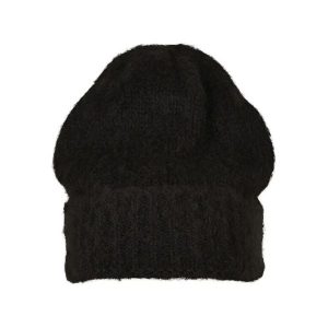 Czapka Akryl. Czarne czapki FLEXFIT, bez wzorów, sportowe. Za 75,99 zł.