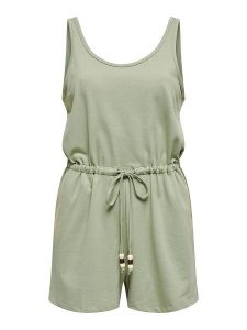 ONLY Kombinezon "Ellie" w kolorze jasnozielonym rozmiar: S. Zielone kombinezony ONLY, s, bez wzorów, bez kołnierzyka, bez ramiączek. Za 41,79 zł.