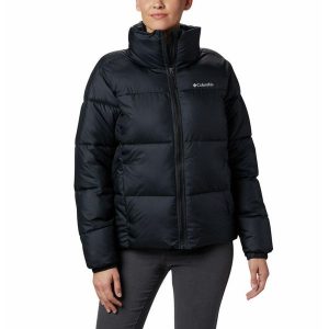 Kurtka Puchowa Damska Columbia Puffect Jacket. Białe kurtki Columbia, l, bez wzorów, z puchu, bez kaptura. Za 465,00 zł.