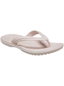 Japonki damskie Crocs Flip. Czerwone klapki Crocs, bez wzorów, z materiału, bez obcasa. Za 149,00 zł.