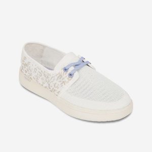 Second Life - Buty plażowe espadryle damskie Decathlon... - Stan Doskonały. Białe espadryle DECATHLON, bez wzorów, z materiału, bez obcasa. Za 101,99 zł.