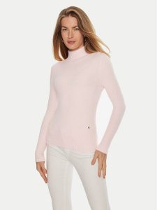 Guess Golf Marion W2RR17 Z2YA0 Różowy Regular Fit. Czerwone golfy Guess, z aplikacjami, z syntetyku. Za 344,99 zł.