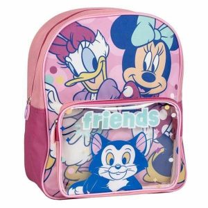 Plecak szkolny Minnie Mouse Różowy. Czerwone plecaki MINI MOUSE. Za 83,85 zł.