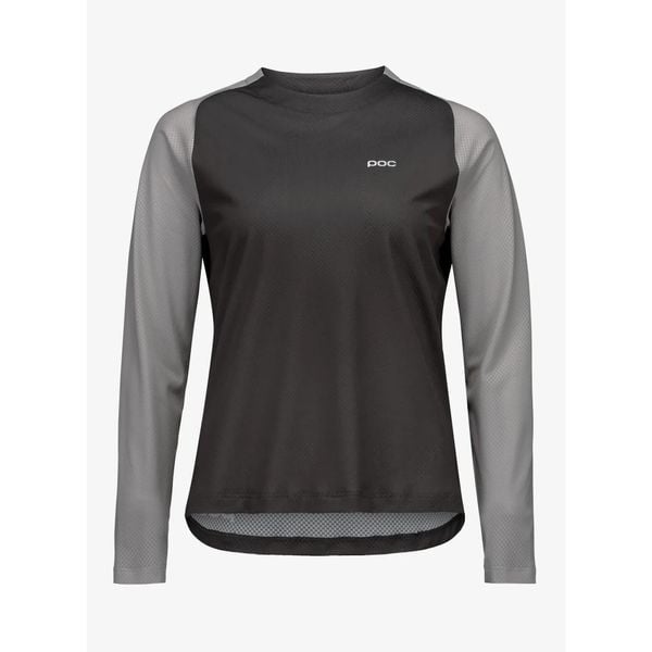 Bluza rowerowa damska POC Motion Air L/S Jersey. Szare bluzy POC, l, bez wzorów, z jersey, bez kaptura. Za 308,99 zł.