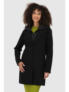 Alife and kickin Kurtka zimowa "AjaAK" w kolorze czarnym rozmiar: XS. Czarne kurtki Alife and Kickin, na zimę, xs, bez wzorów, z puchu, bez kaptura. Za 328,65 zł.