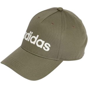 Czapka z daszkiem adidas Daily Cap. Zielone czapki ADIDAS, bez wzorów, z materiału, klasyczne. Za 59,00 zł.