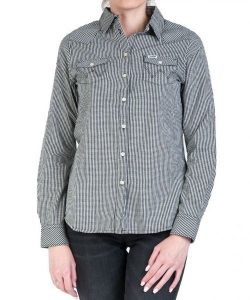 WRANGLER LS WESTERN SHIRT DAMSKA KOSZULA W KRATĘ OFF WHITE W5Z04M737 112130354. Białe koszule Wrangler, m, bez wzorów, bez kołnierzyka, bez ramiączek. Za 169,99 zł.