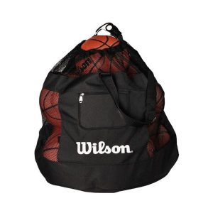 Torba na piłki All Sports Wilson. Czarne torby podróżne i sportowe Wilson, bez wzorów. Za 194,35 zł.