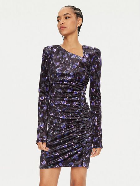 Patrizia Pepe Sukienka koktajlowa 2A2821 J229 Czarny Regular Fit. Czarne sukienki Patrizia Pepe, bez wzorów, z syntetyku, wizytowe, bez kołnierzyka, bez ramiączek. Za 619,99 zł.