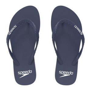 Klapki plażowe damskie Flip Flop Af. Niebieskie klapki Speedo, bez wzorów, bez obcasa. Za 119,12 zł.