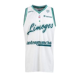 Koszulka domowa Limoges CSP 2024/25. Zielone bluzki Craft, bez wzorów, sportowe, bez kołnierzyka, bez ramiączek. W wyprzedaży za 207,00 zł.
