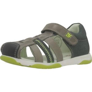 Sandały GARVALIN 202333 Niebieski. Zielone buty trekkingowe GARVALIN, ze skóry, bez zapięcia. Za 129,99 zł.