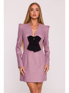 Made of emotion Sukienka w kolorze bordowym rozmiar: S. Czerwone sukienki Made Of Emotion, s, bez wzorów, bez kołnierzyka, bez ramiączek, mini. Za 279,99 zł.