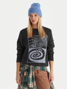 Quiksilver Sweter Barnwell EQWSW03026 Szary Regular Fit. Szare swetry klasyczne Quiksilver, m, z bawełny, bez kołnierzyka. Za 319,99 zł.