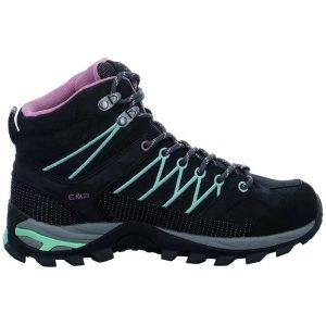 Buty górskie Campagnolo Rigel Mid Trek. Czarne kalosze Campagnolo, bez wzorów. Za 399,99 zł.