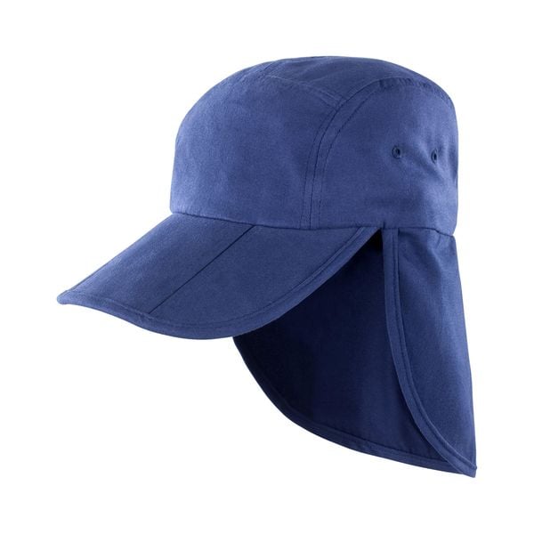 Składana Czapka Legionisty. Niebieskie czapki RESULT HEADWEAR, bez wzorów, z bawełny. Za 45,99 zł.