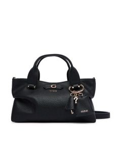 Guess Torebka Suzy Mini HWBG23 22760 Czarny. Czarne torebki klasyczne Guess, z aplikacjami, ze skóry, bez dodatków. Za 544,99 zł.