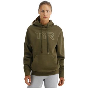 Bluza TYR UNISEX HOODIE. Zielone bluzy TYR, bez wzorów, bez kaptura. Za 349,98 zł.