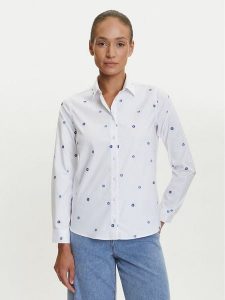 Tatuum Koszula Edna T2503.084 Biały Regular Fit. Białe koszule Tatuum, bez wzorów, z bawełny, bez kołnierzyka, bez ramiączek. Za 219,99 zł.
