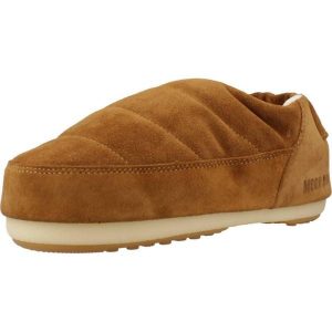 Sandały MOON BOOT MB SANDAL BAND SUEDE Brązowy. Brązowe sandały Moon Boot, bez wzorów, ze skóry, bez obcasa, bez zapięcia. Za 538,65 zł.