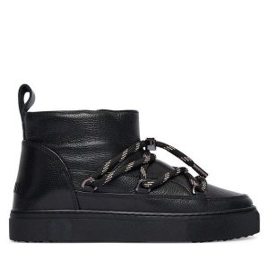 Śniegowce Inuikii. Czarne buty zimowe Inuikii, bez obcasa, bez zapięcia. Za 889,00 zł.