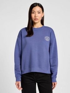 Lee Bluza w kolorze fioletowym rozmiar: S. Różowe bluzy Lee, s, bez wzorów, bez kaptura. Za 157,35 zł.