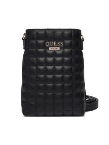 Guess Torebka Nadira Travel TWQG84 24015 Czarny. Czarne listonoszki Guess, z aplikacjami, ze skóry, bez dodatków. Za 289,99 zł.