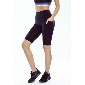 Legginsy do biegania damskie Rough Radical Alfa Shorts. Niebieskie legginsy ROUGH RADICAL, bez wzorów. W wyprzedaży za 79,92 zł.