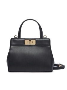 Tommy Hilfiger Torebka Th Modern Mini Satchel AW0AW18726 Czarny. Czarne torebki klasyczne TOMMY HILFIGER, bez wzorów, ze skóry, bez dodatków. Za 569,99 zł.