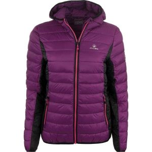 Kurtka damska Athl. DPT Salome fioletowo-czarna. Czarne kurtki XERO SHOES, bez wzorów. Za 297,99 zł.