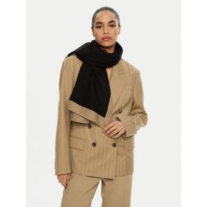 Chusta Calvin Klein. Czarne apaszki i chusty Calvin Klein, bez wzorów. Za 269,99 zł.