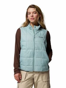 Columbia Kamizelka pikowana "Sienna Hill Quilted" w kolorze błękitnym rozmiar: XL. Niebieskie kamizelki Columbia, xl, bez wzorów, bez kołnierzyka, bez ramiączek, bez kaptura. Za 229,95 zł.