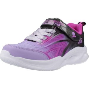 Buty SKECHERS SOLA GLOW Fioletowy. Fioletowe buty trekkingowe Skechers, z syntetyku, bez zapięcia. Za 218,99 zł.